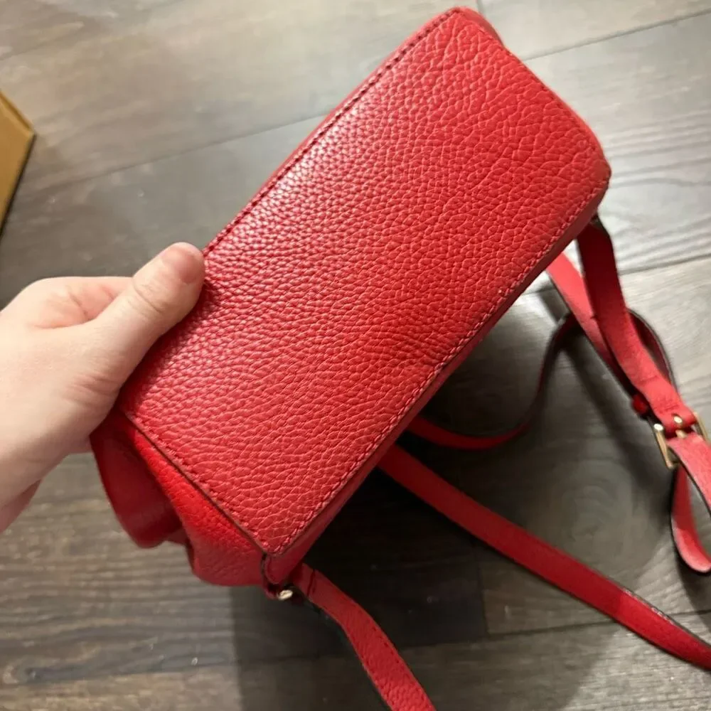 Kate Spade Women’s Jackson Street Keleigh Red Backpack Leather